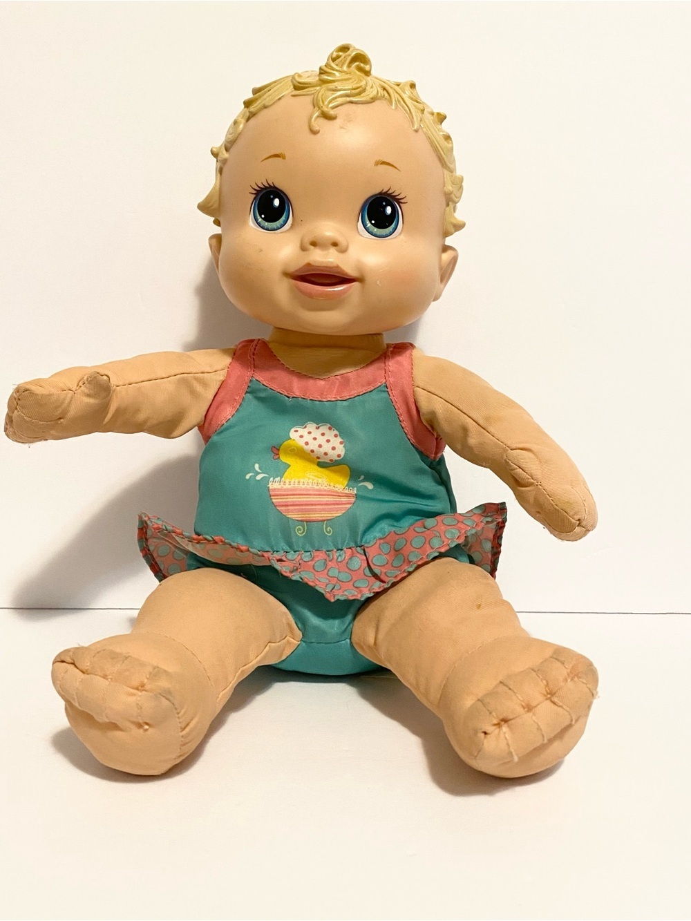 Baby Alive Splash N Giggle Water Doll Blonde Hasbro 2010 Bath Time Play Toy